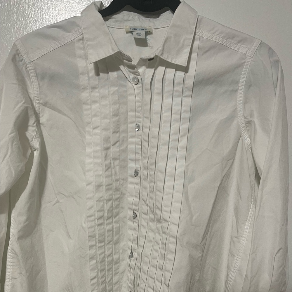 Sundance white top size PXS 100% cotton - Picture 2 of 3